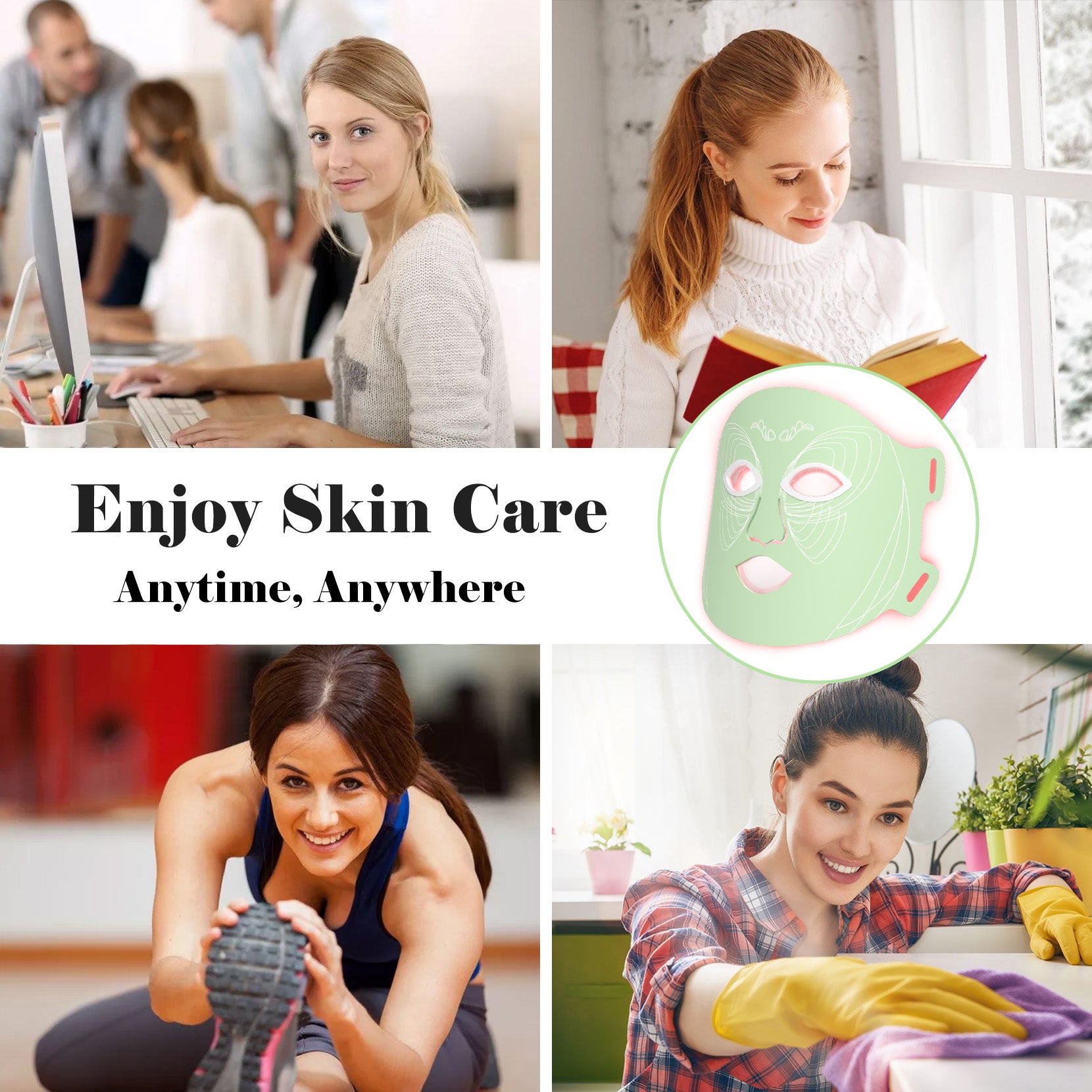 ORIAFIELD Red Light Therapy Face Mask