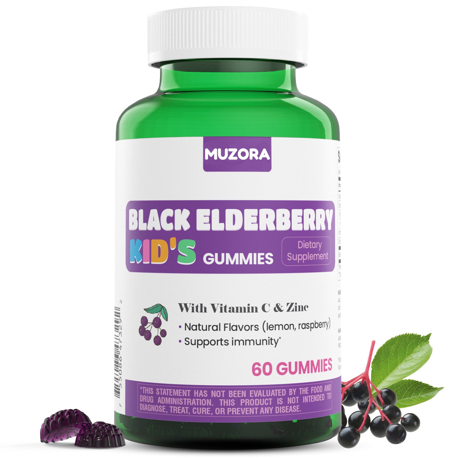 MUZORA Elderberry Gummies