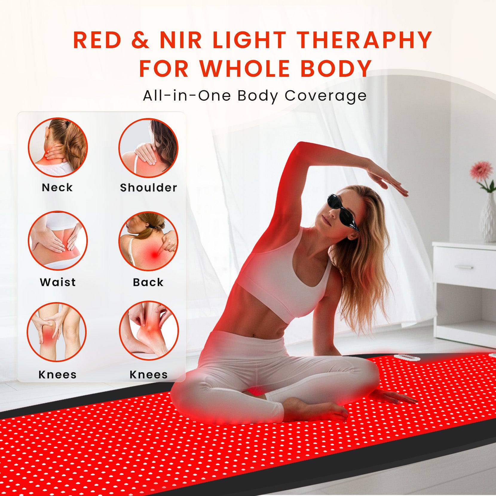 Full Body Red Light Therapy Mat