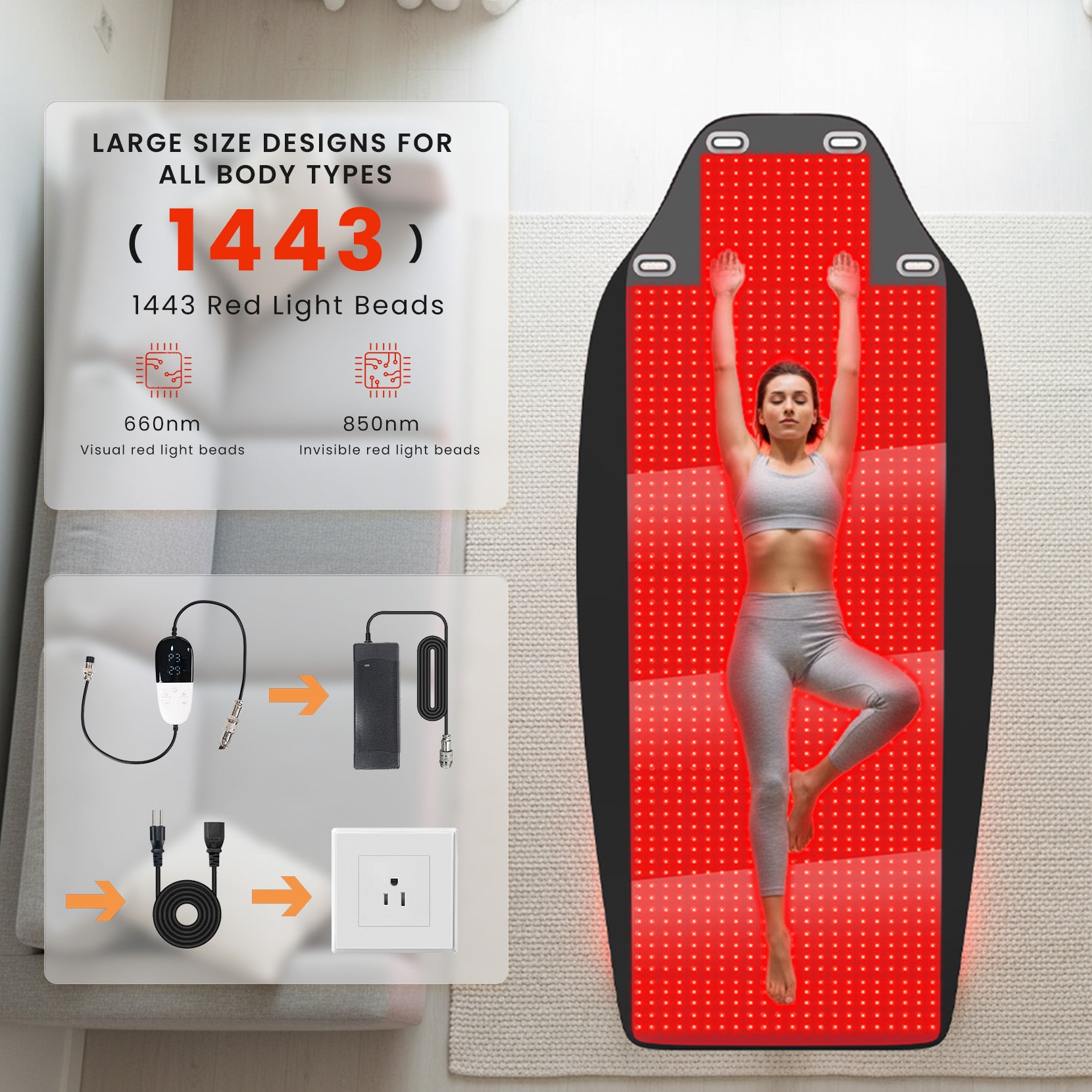Full Body Red Light Therapy Mat