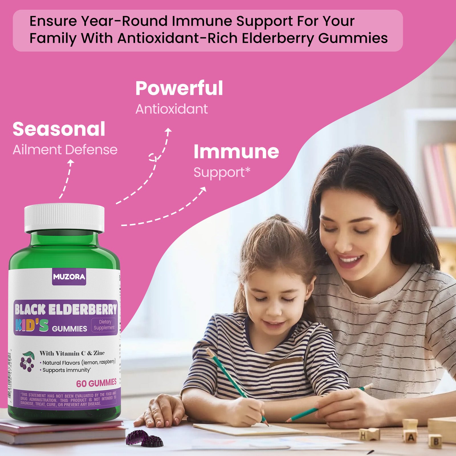 MUZORA Elderberry Gummies