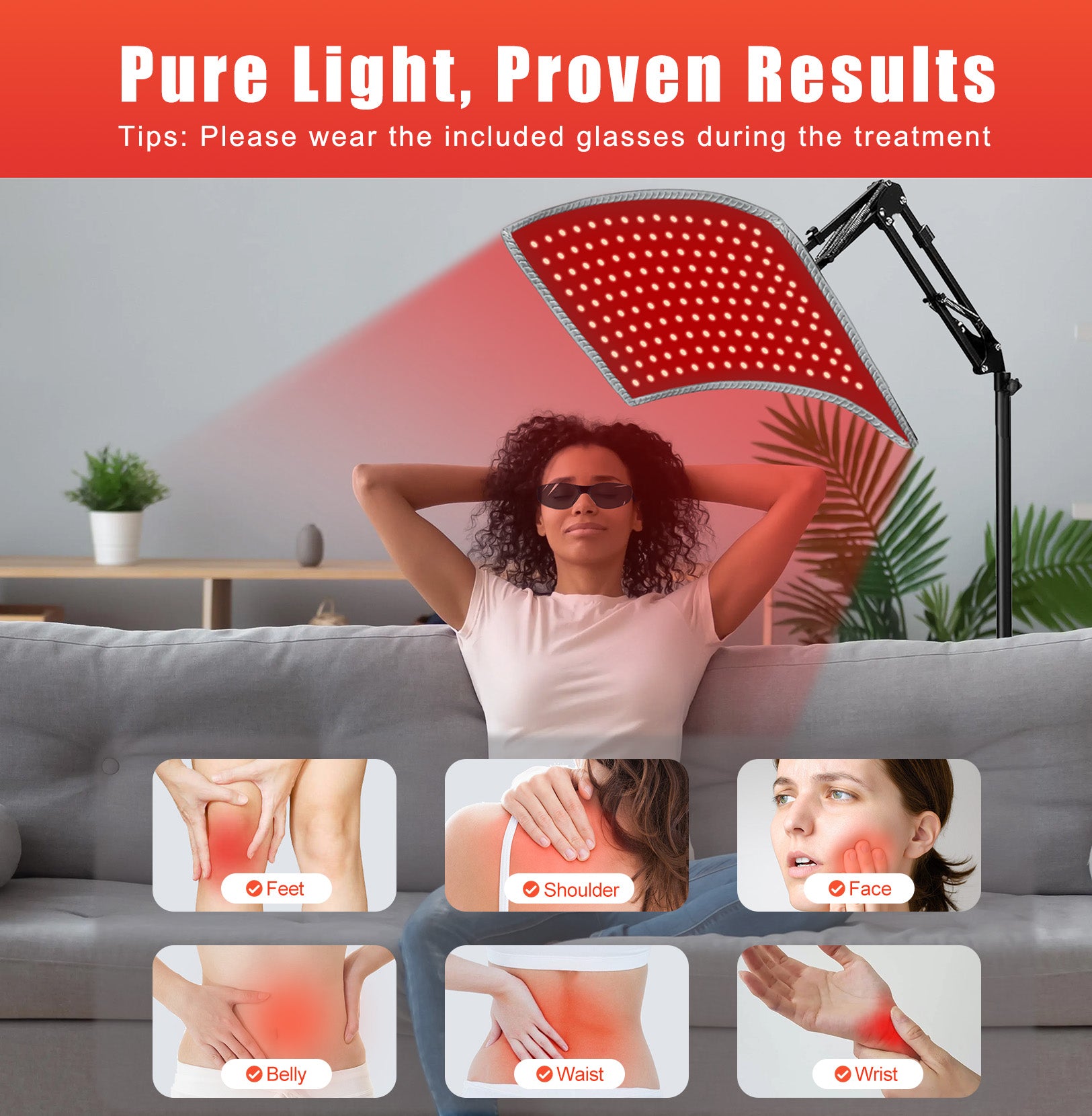 Infrared Light Therapy Lamp